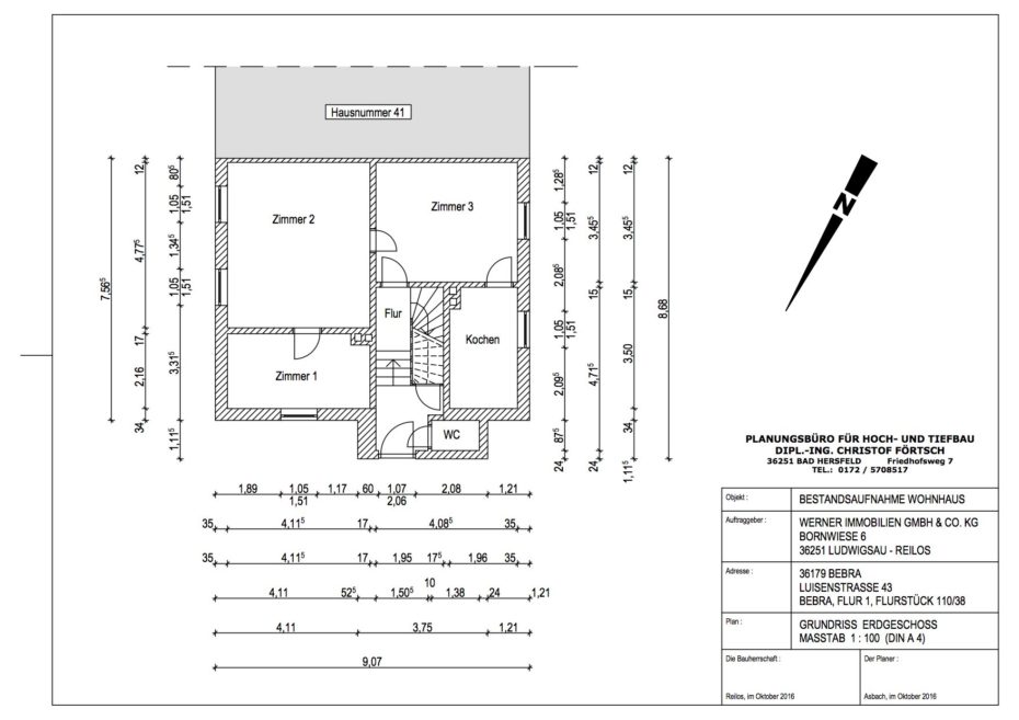 Werner Immobilien GmbH & Co.KG | Kernsanierte Doppelhaushälfte in Bebra